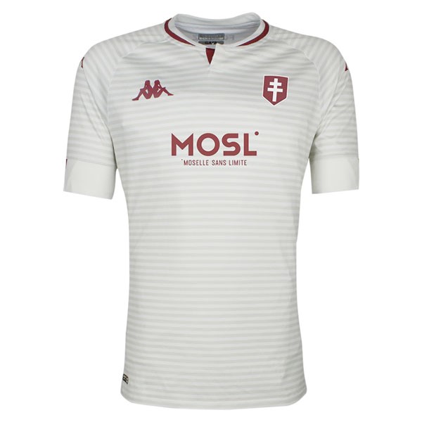 Maillot Football Metz Exterieur 2020-21 Blanc